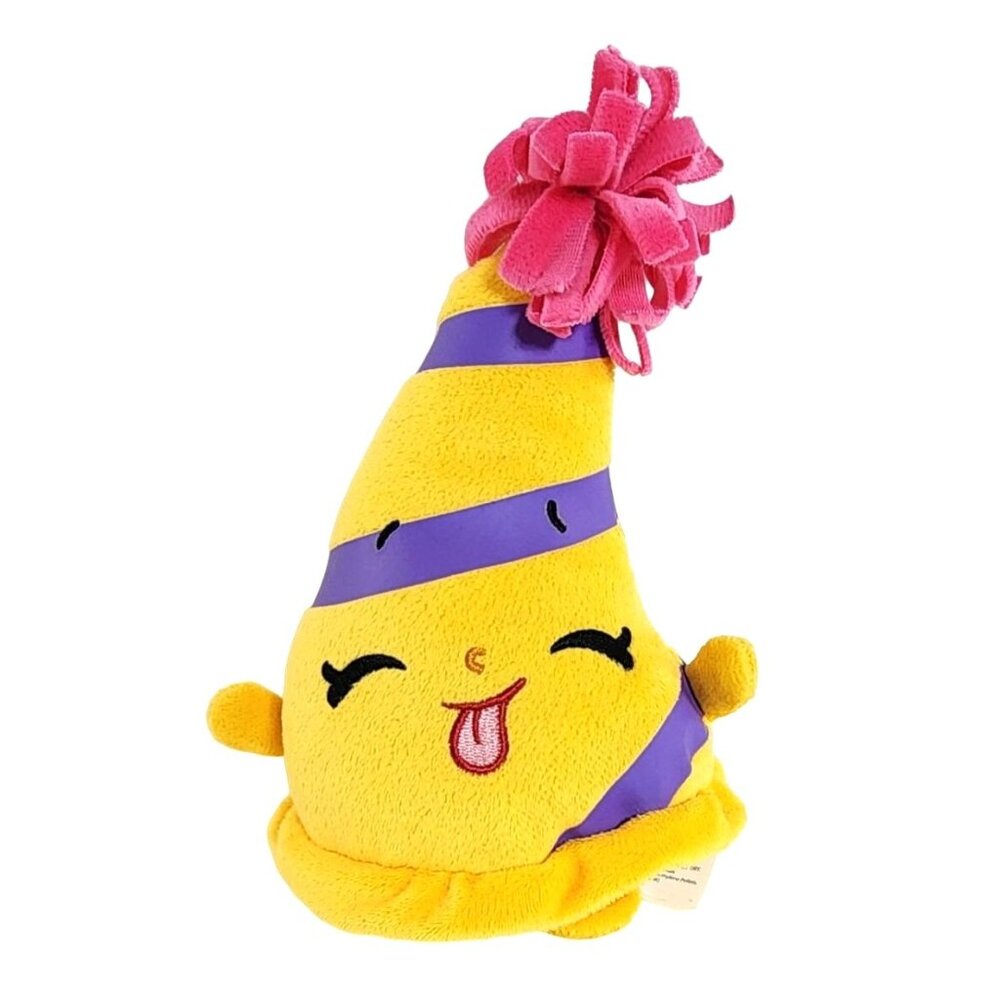 Shopkins Plush Marty Party Hat Stuffed Animal Toy Birthday Figure 7 Inch Moose